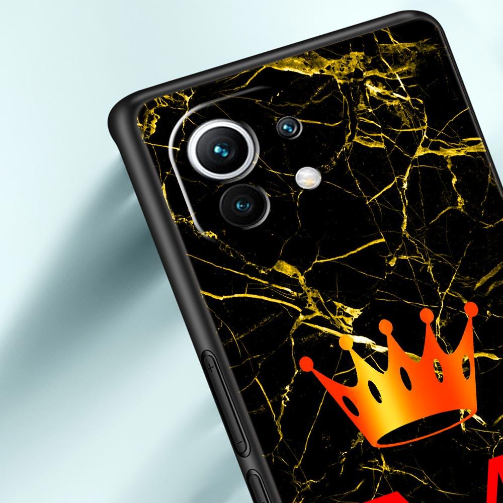 Marble Letter Phone Case Cover for Xiaomi Mi 17 15 14 13 12 11 Ultra 15T 14T 13T 12T 11T Pro Lite 5G Soft TPU Shell Fundas Capas