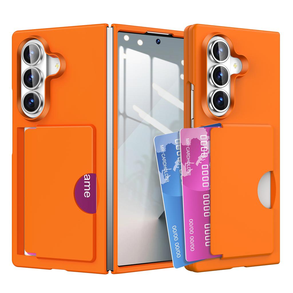 Чехол для мобильного телефона Samsung ZFold1, карта Carson, матовый защитный чехол для Samsung Z Fold1, карман для карт.