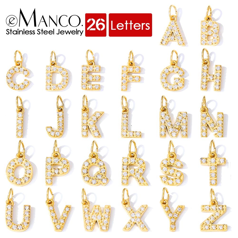 eManco 26 Alphabet Set December Birthstones Numbers Horoscopes Charm Factory Outlet
