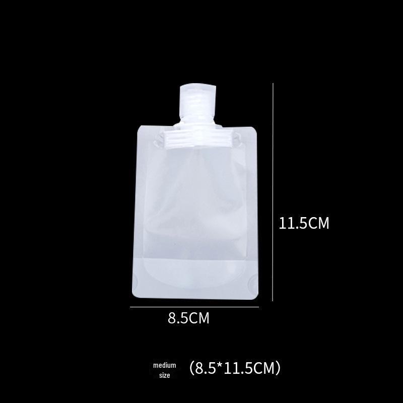 Портативный дорожный косметический набор с откидной крышкой: Пакеты с насадками для шампуня, лосьона, геля для душа и универсальные флаконы для образцов
