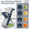 6 in 1 Gadgets Beef Cleaver Adjustable Thickness Fresh Meat Shredder Vegetable Cutter  Frozen Meat