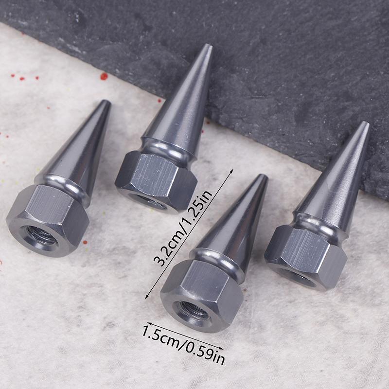 4pcs M6 Threaded Tip Screws Car Styling Aluminium Alloy License Plate Bolts For Washer Bolt Engine Bay Dress Up Kit