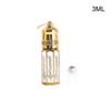 Luxury Essential Oil Roller Glass Bottle Refillable Perfume Bottle Glass Roll-On Essential Oil Bottle Cosmetics Container