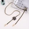 Fashion Anti-Lost Metal Leather Mobile Phone Chain Long Cellphone Lanyard Women Alloy Ring Telephone Hanging Cord