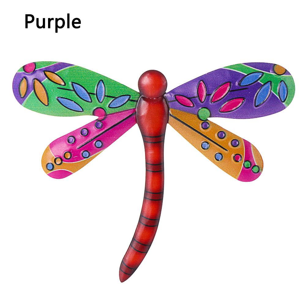 Indoor Outdoor Artwork Statue Metal Dragonfly Wall Decoration Garden Backyard Art Craft Sculptures