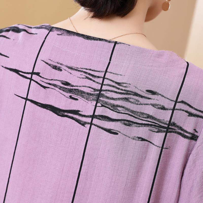 Summeremr, длинное платье с короткими рукавами, винтажный свободный сарафан, женские повседневные платья с круглым вырезом, большие размеры, женская одежда