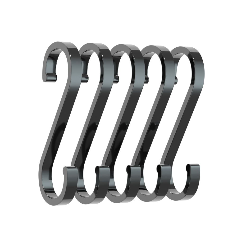 5Pcs Bathroom Organization Clasp Clothes Hanger S Hook Storage Holder Kitchen Tools Hanging Hook