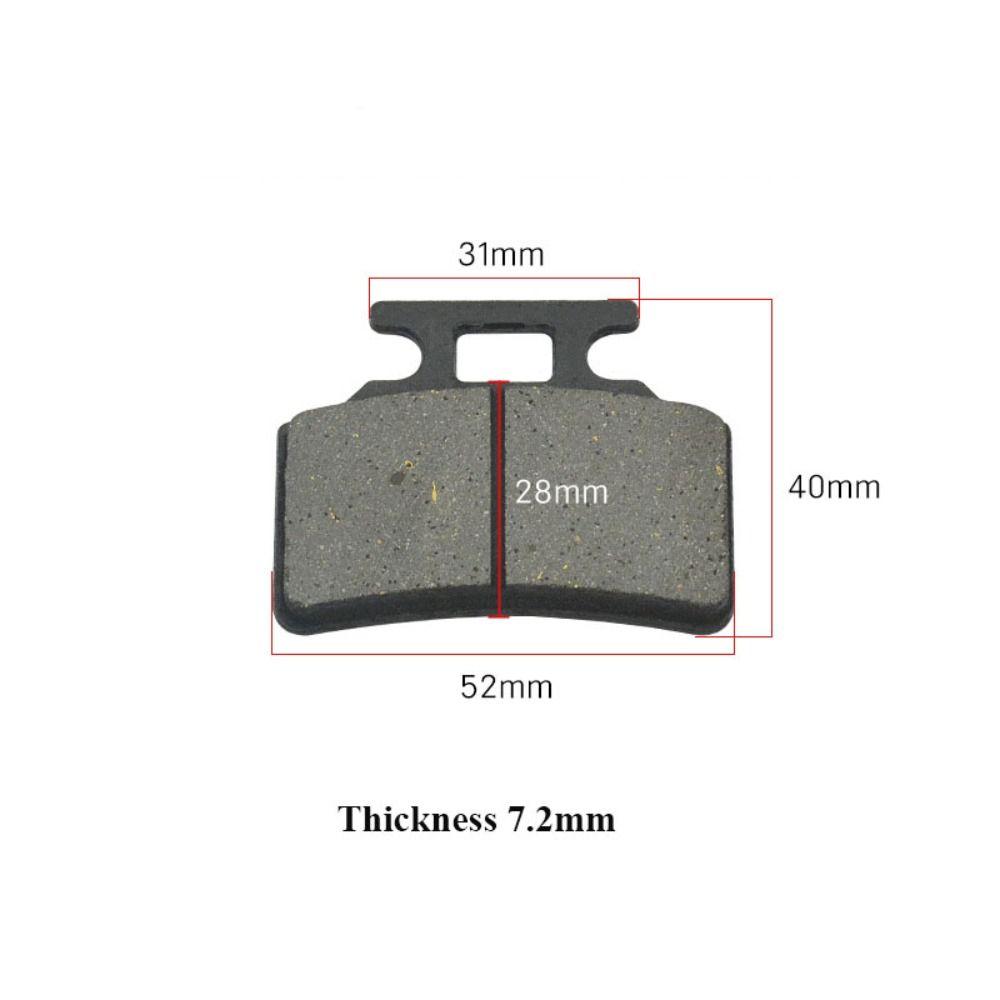 Низкошумные дисковые тормозные колодки Полуметаллические тормозные колодки для мотоцикла Аксессуары для электровелосипедов