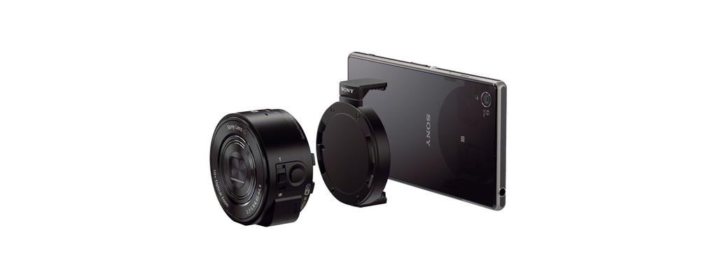 Sony Цифровая камера в стиле объектива QX10 черная Cyber-shot DSC-QX10/B