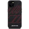 Amg Amhmp15S23Sspk Iphone 15 / 14 / 13 6.1 Czarny/Black Hardcase Silicone Large Rhombuses Pattern Magsafe