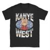 Футболки Kanye West для унисекс женщин Крутые футболки 100% хлопок С круглым вырезом С коротким рукавом Классические топы