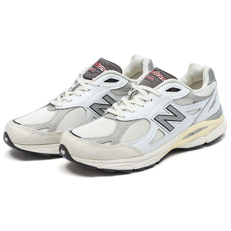 Кроссовки унисекс Teddy Santis x New Balance 990v3 Сделано в США Морская соль Белые Дождевое облако M990AL3