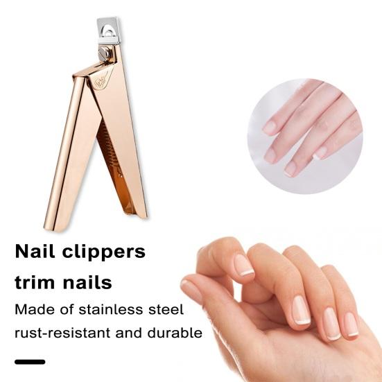 Французские U-образные гвозди из титановой стали, сверхострые, точные, легко режущие кусачки, лезвие из нержавеющей стали, длительный срок службы