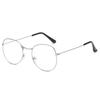 Retro Literary Slimming Face Glasses Frame Fashion Flat Lens Ultra Lens Light Metal Comfortable Versatile Geometry