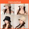 Women Fisherman Fashionable Hat Wide Brim Breathable Polyester Travel Outdoors