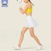 Women's Quick-Dry High Waist Tennis & Fitness Skirt with Built-in Shorts