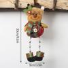 Navidad  Christmas Decoration Plaid Christmas Pendant Christmas Tree Pendant Bead Leg Pendant  Xmas Tree Decor Figurine Ornament