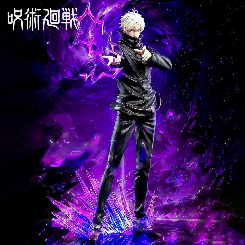 31 см/12,2 дюйма Аниме Jujutsu Kaisen Фигурка Годзё Сатору Фигурки Действия ПВХ Статуэтка Набор Настольных Украшений Фигурки Игрушки Подарки