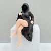 3D Таинственная Статуя Готическая Черная Мантия Фигура Королевы Скульптура для Книжной Полки Жуткие Сидящие Статуэтки Настольные Украшения Хэллоуинские Подарки