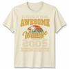 21st Birthday Vintage Unisex T Shirt 2005 Limited Edition Retro Gift Party