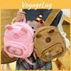 Capybara Cute Plush Backpack With Durable Nylon Fabric For Everyday Girls