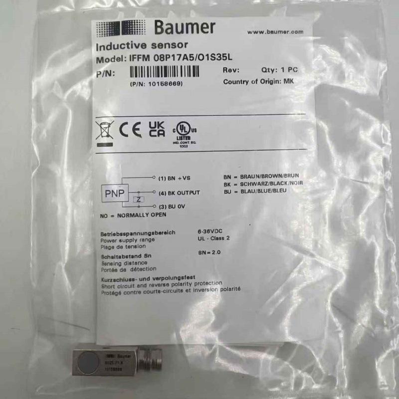Швейцарский миниатюрный ультразвуковой датчик BAUMER UNDK 10P8914/S35A