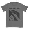 Men Women's Paper Beats Rock Meme T Shirt 100% Cotton Clothing Novelty Short Sleeve Round Neck Tees Plus Size T-Shirt