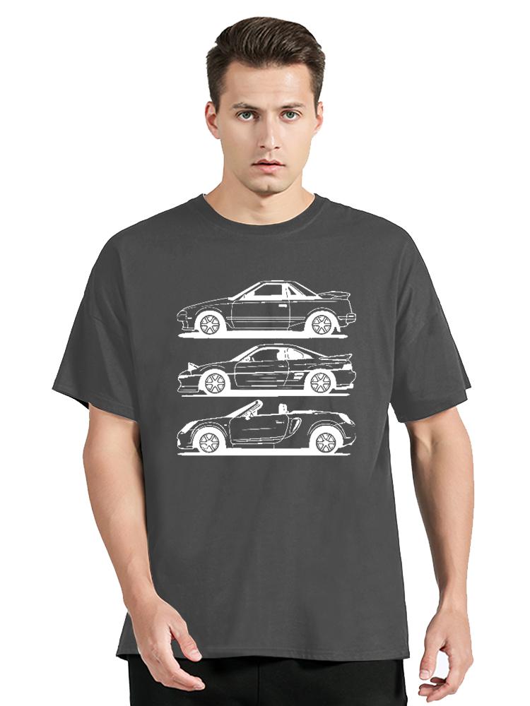 Race Car Print Fashion Casual Oversized Tshirt Unisex Tops Cotton Tees Streetwear Graphic Fitness T Shirt Unisexs Clothing