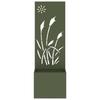 Garden Privacy Screen Canvas Olive Green 50 x 140 cm