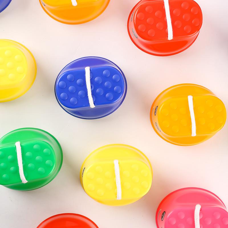 Kindergarten Stilts Smiling Face Balance Toys for Children - Sensory Integration Training Equipment