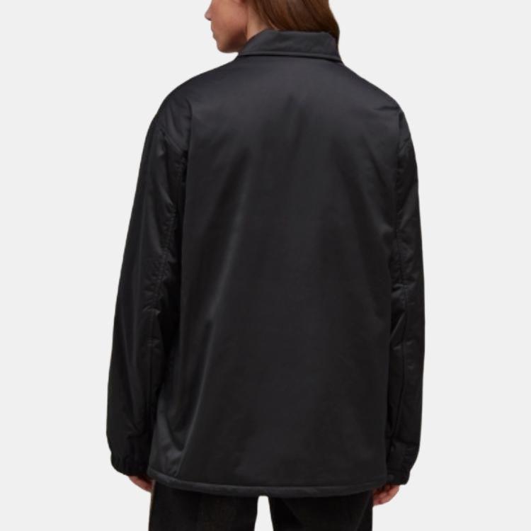 Y-3 FW22 Однотонная мужская куртка с несколькими карманами и лацканами, черная HN4323