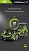 Строительные блоки Gu Li 10628 Mamba Green Koenigsegg Sports Car, совместимые с Lego