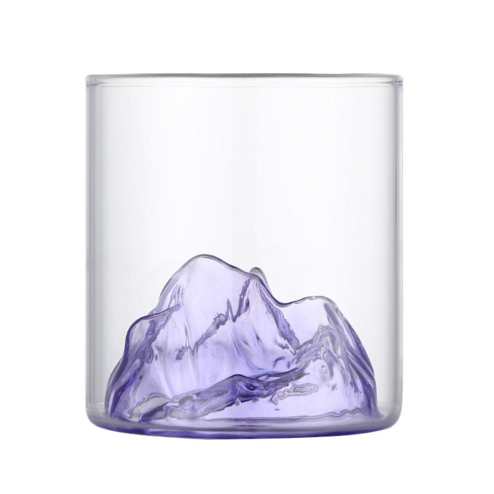 Transparent Retro Mountain Glass Creative Drinking Glasses New Small Glass Coffee Cup