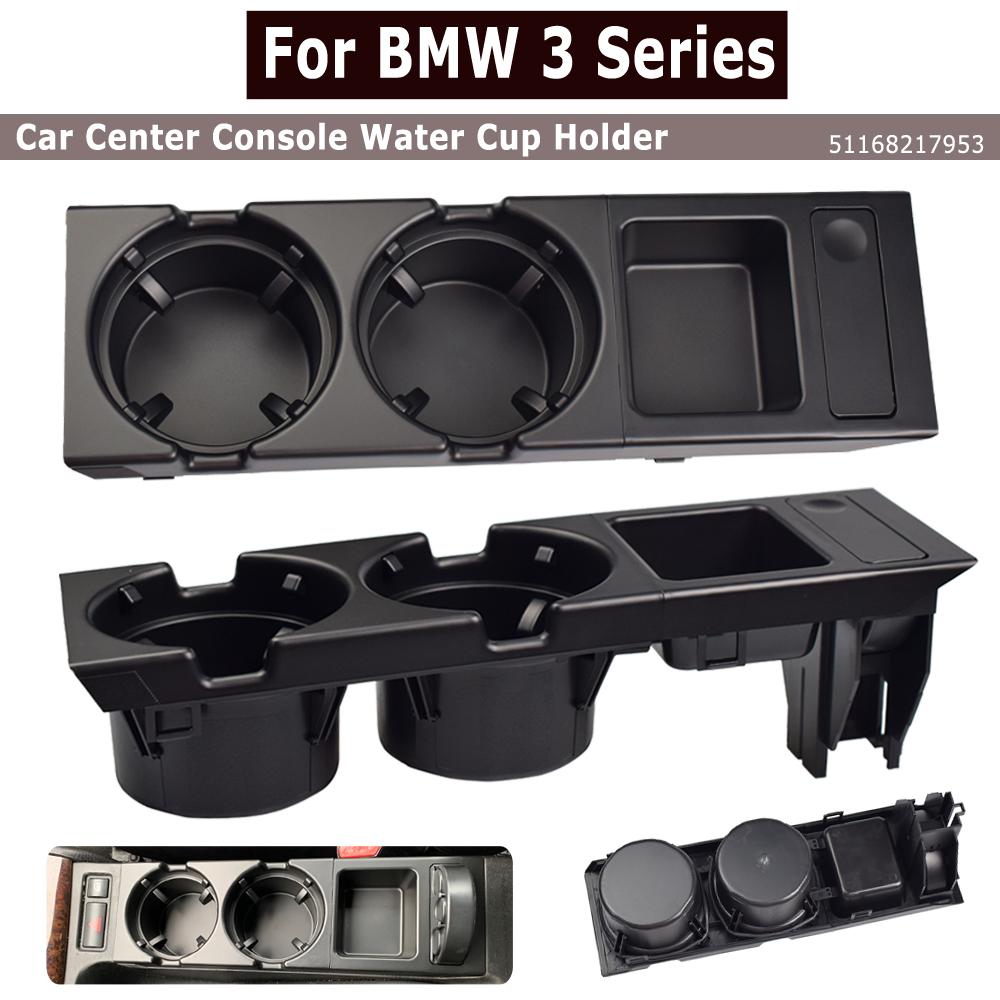 51168217953 Для BMW 3 серии E46 318I 320I 1998-2006 гг. Центральная консоль автомобиля, держатель для чашки с водой, держатель для бутылки с напитком, держатель для монет