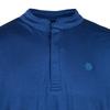 CERRUTI Men's Satin Polo Shirt with Mandarin Collar