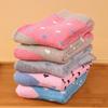 5/10 Pairs Comfortable Casual Autumn Winter Thickened Warm Fleece Socks for Women Octagonal Ethnic Style Mid Calf Wool Socks Cotton Versatile