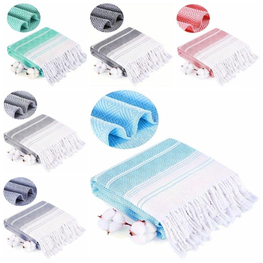 Absorbent Travel Blanket Lightweight Cotton Bath Towel Set New Oversized Turkish Beach Towel