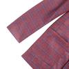 Men's Plaid Lapel Long Sleeved Suit Jacket Casual Suit Top Coat
