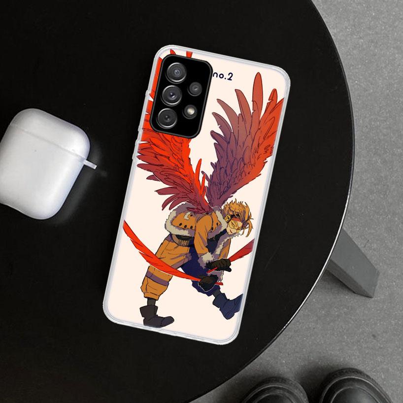 Чехол для телефона Hawks MHA My Hero A-Academy для Samsung Galaxy A12 A22 A32 A52 A72 A02S A51 A50S A31 A20S A10S Note 20 Ultra 10