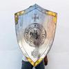 Medieval Templar Heater Shield Warrior Knight Armor Steel Battle Cosplay and Role Play Shield Best Gift For Him