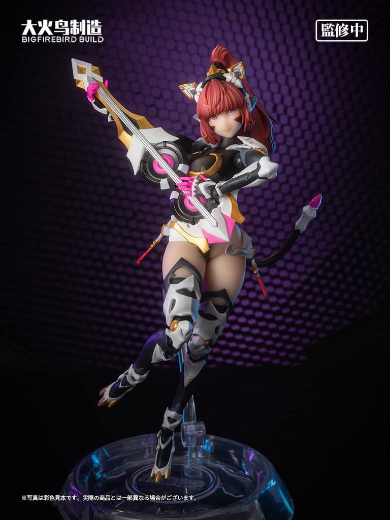 BIGFIREBIRD BUILD Cat Lady 001 Подсолнух масштабная раскрашенная подвижная фигурка "Научная команда" 1/9 ПВХ, АБС, ПОМ, сплав, силикон