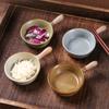 1PC Gravy Boat Ceramic Seasoning Dish Japanese Coarse Pottery with Handle Dipping Dish Soy Sauce Vinegar Dish Chili Mustard Dish