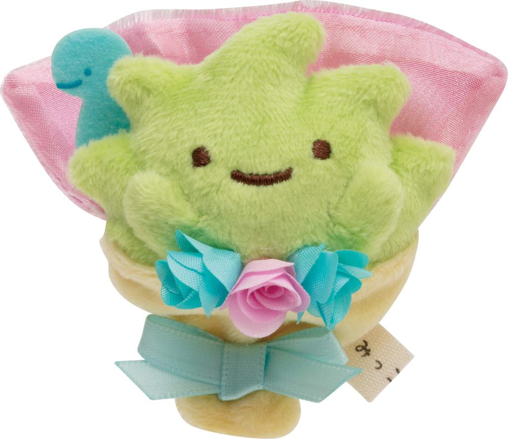 Sumikko Gurashi Work Pretend Series Plush Toy Set Bouquet Lizard MY54001 San-X Hand-held & (Flower Shop)