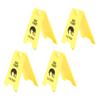 4Pcs Dog Vomit Sign 3D Printing Wear Resistant Multifunctional Dog Vomit Warning Sign Decoration