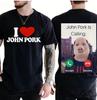ВеснаЛето Новый МужскойЖенский John Pork Is Calling Answer Call Phone Печатная Хлопковая Футболка С Коротким Рукавом С Круглым Вырезом Футболка