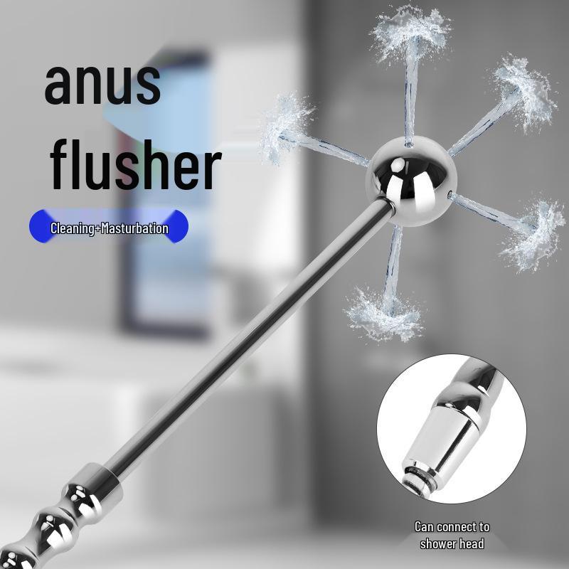 Металлический анальный дилататор и анальная пробка двойного назначения для тренировки расширения