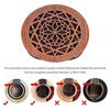 Ahvqevn Guitar Wooden Soundhole Soundhole Cover Block Feedback Buffer EQ Mahogany Wood для акустической гитары в стиле фолк 1,