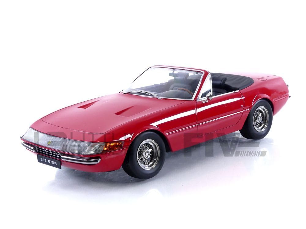 Масштабная модель Ferrari 365 GTB Spider Open 1969 Красный 1/18 (KKDC180611)