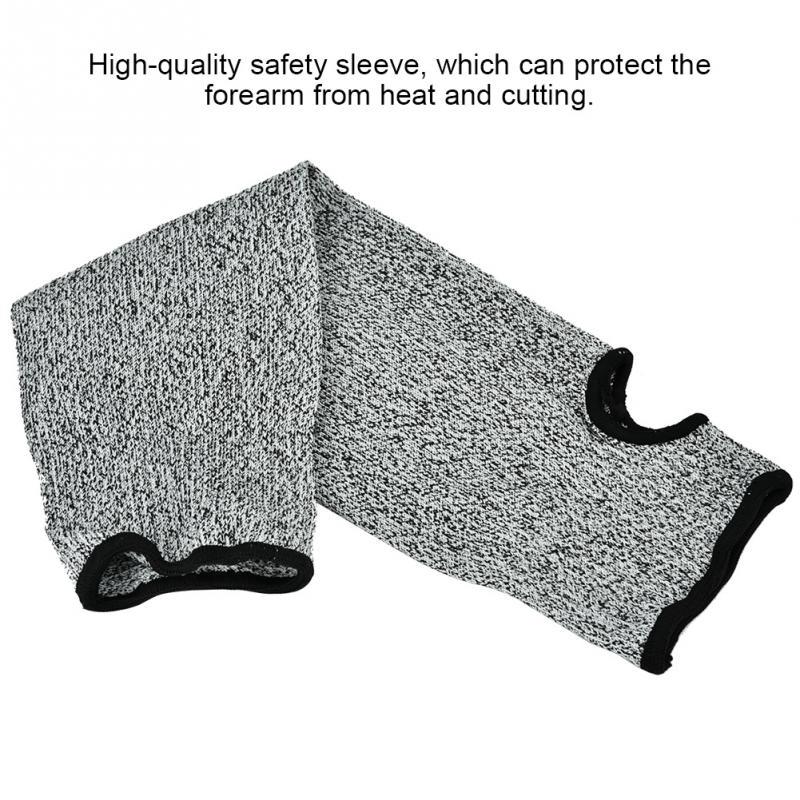 1 пара защитных перчаток HPPE, устойчивых к порезам, устойчивых к истиранию, с длинными рукавами