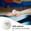 10Pcs White/Yellow 3-Star Table Tennis Balls High-Performance Ping-Pong Ball Set for Indoor/Outdoor Table Tennis Match Training Equipment